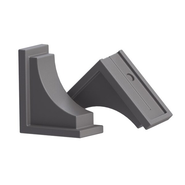 Nantucket Corbels, Graphite Grey, 2PK